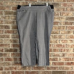 Investments B/W Checkerboard Pants